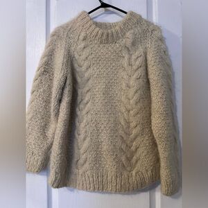 Handmade Thick 100% Wool Sweater